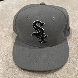 New Era Gray White Sox Cap